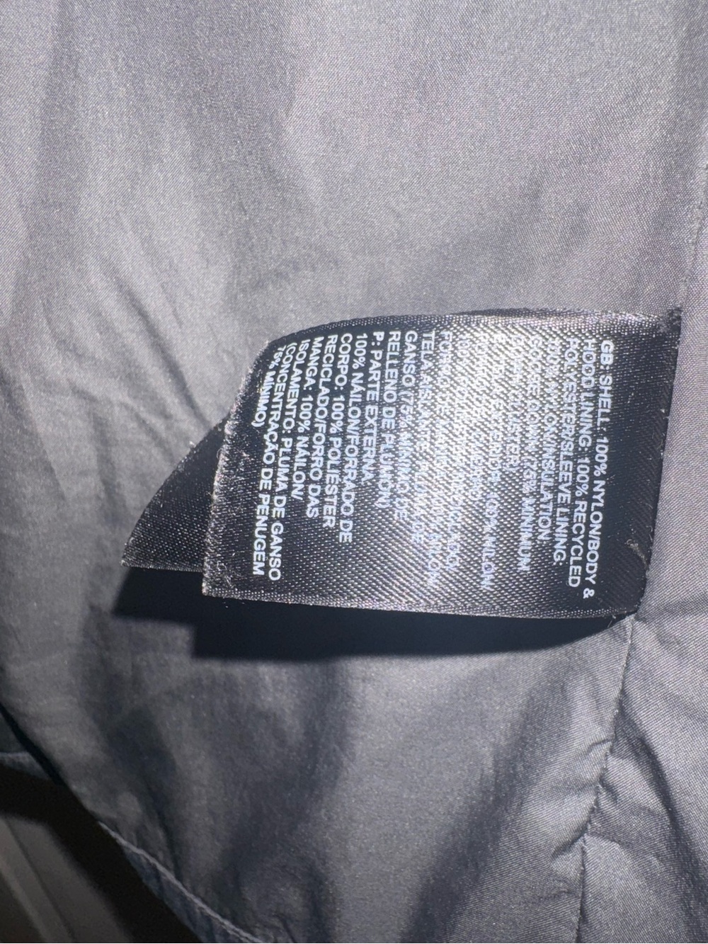 The North Face Women's Long Gray Aconcagua Coat - Picture 6 of 8